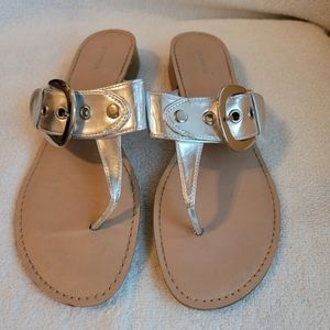Express Boho Flat Sandal Silver